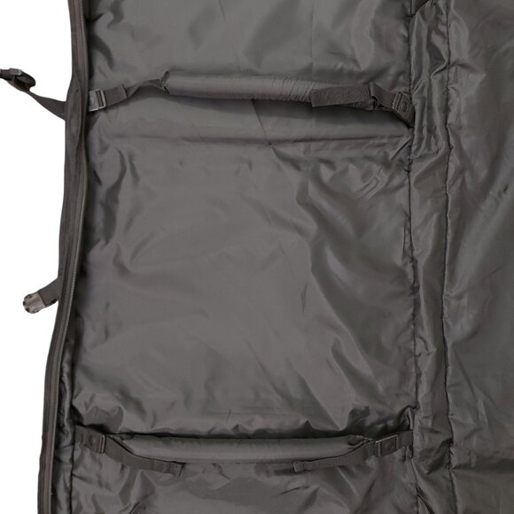 WallyBags Tri-Fold Garment Bag Shoulder Strap Multiple Accessory Pockets Black - Picture 5 of 16